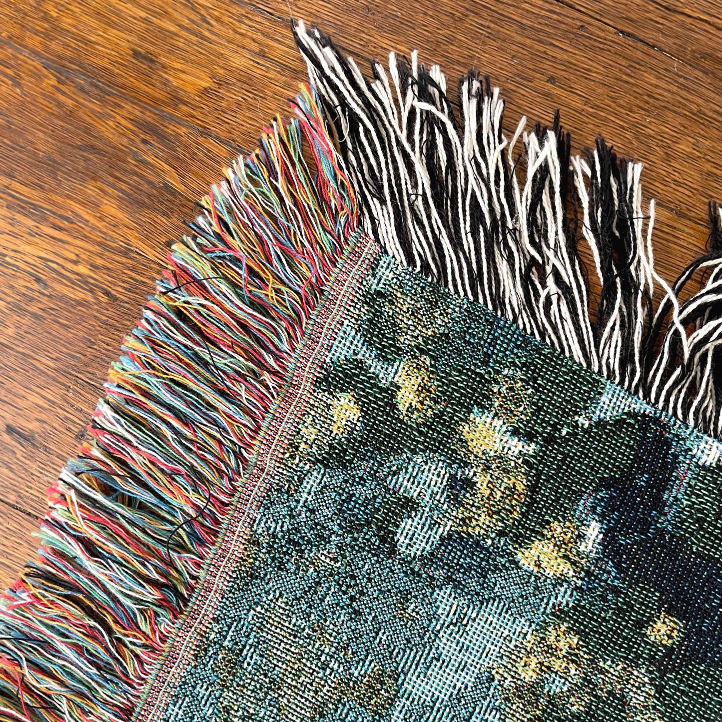 garden guide woven blanket