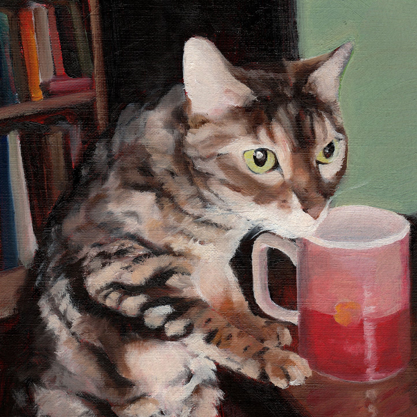 caught limited edition giclée print