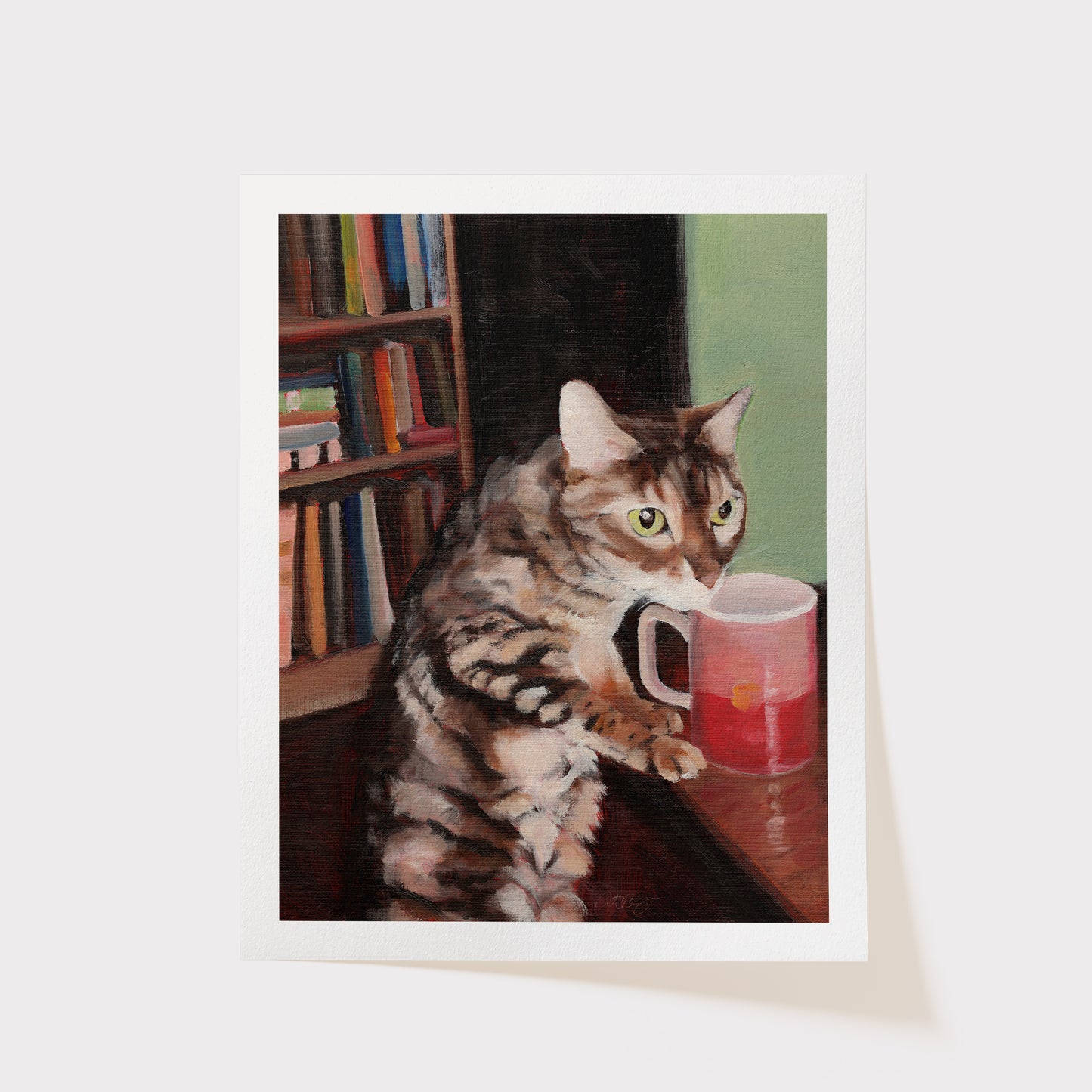 caught limited edition giclée print