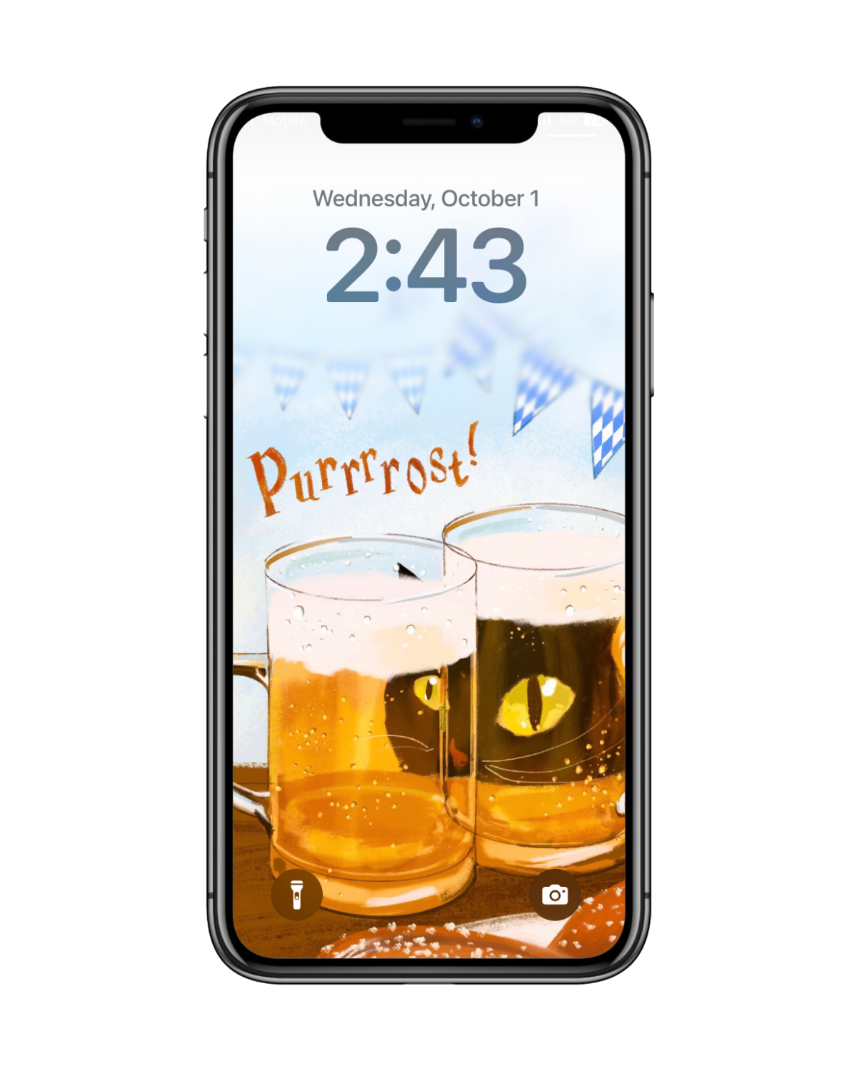 Purrrost! Oktoberfest wallpaper