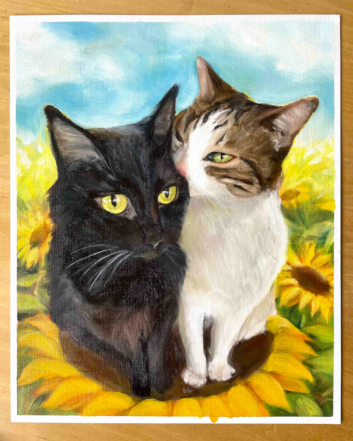custom cat portrait