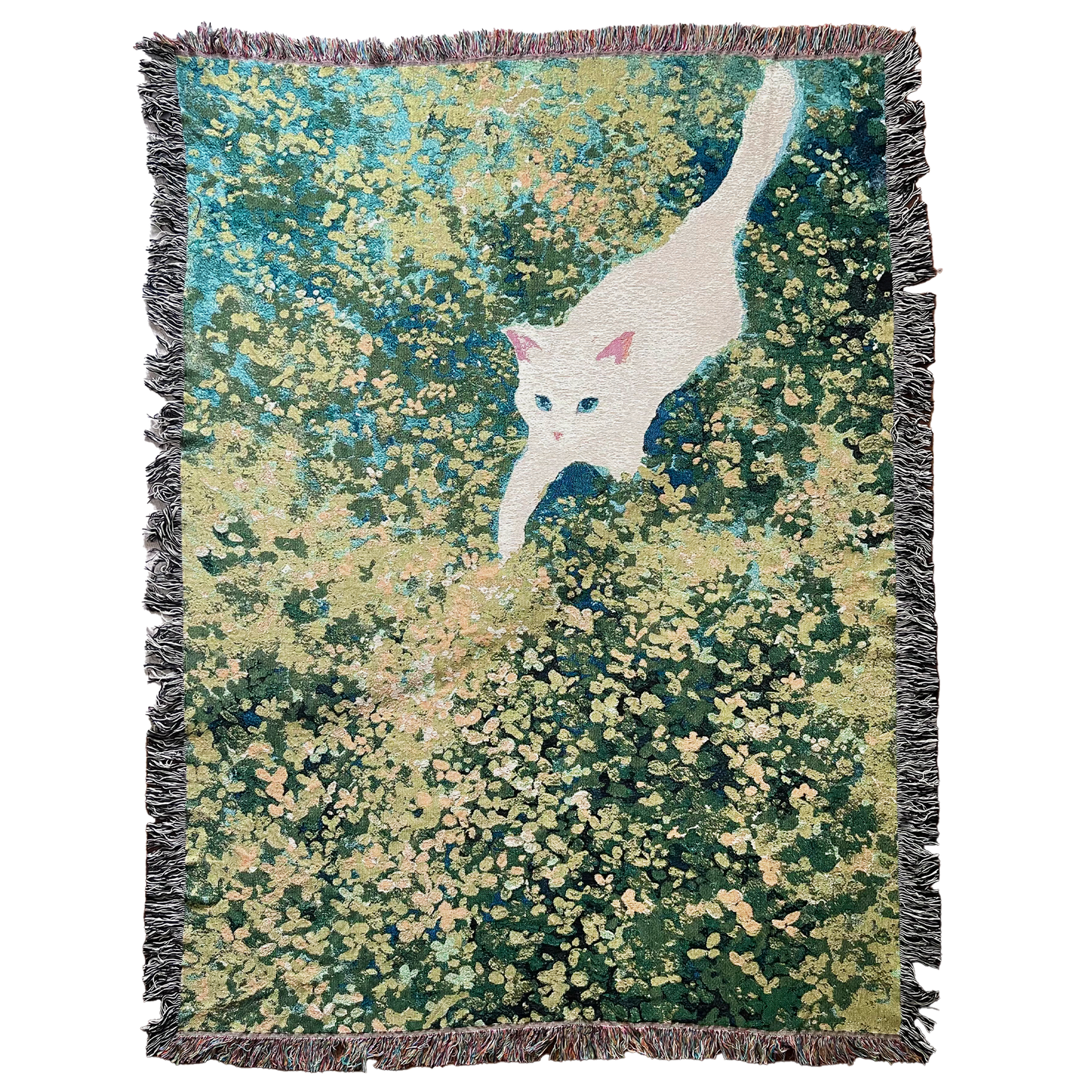 garden guide woven blanket