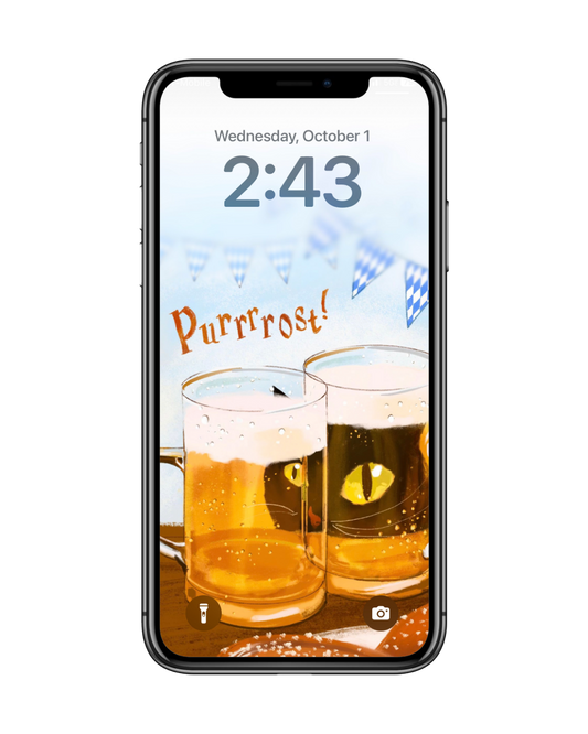 Purrrost! Oktoberfest wallpaper